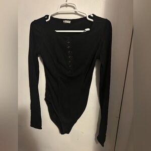 Free people long sleeve body suit